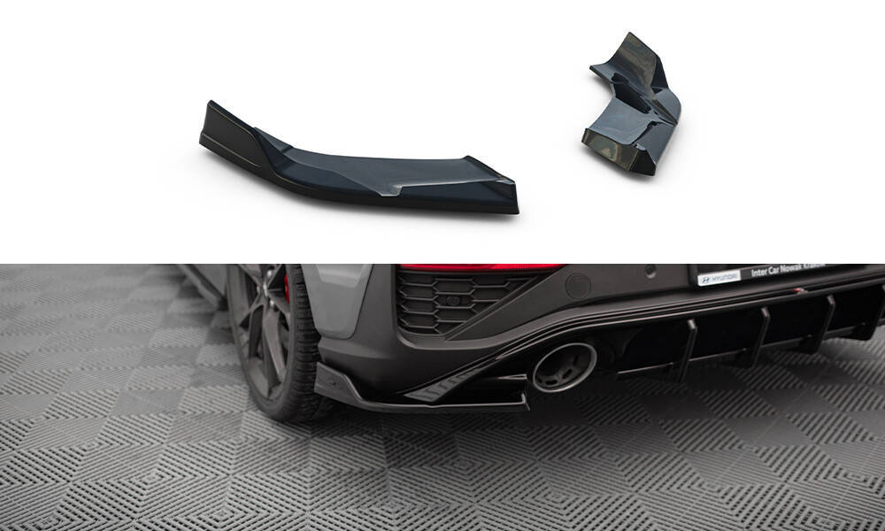 Side Splitters Hyundai I30 N Hatchback Mk3 Facelift Glans Zwart V.6