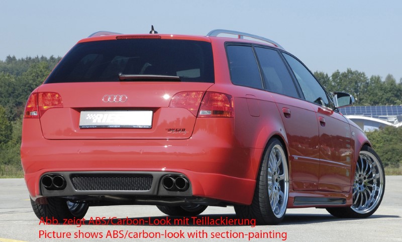Achteraanzet duplex Audi A4 8E B7 11.04- Rieger