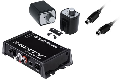 Synch cable for strapping a pair of POWER bd-Amps Rockford Fosga