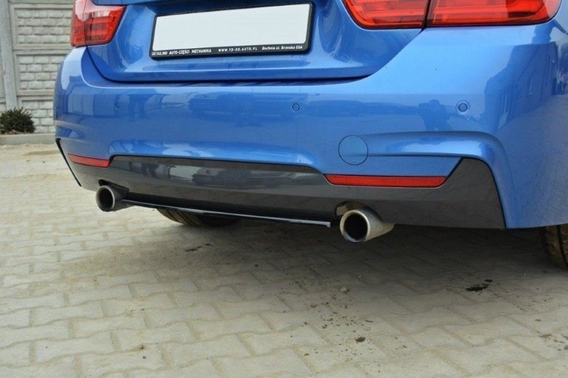 Centrale Achterspoiler BMW 4 Serie F32 M-Pack Glanzend Zwart (zonder verticale bars)