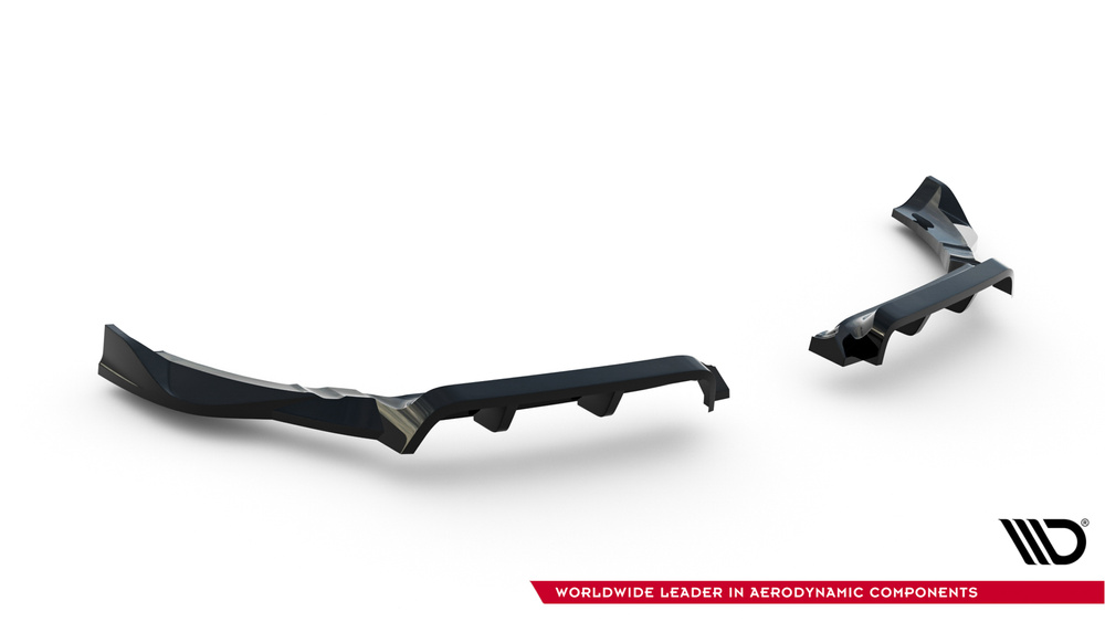 Diffusor (met verticale balken) Porsche 718 Cayman GTS 982c