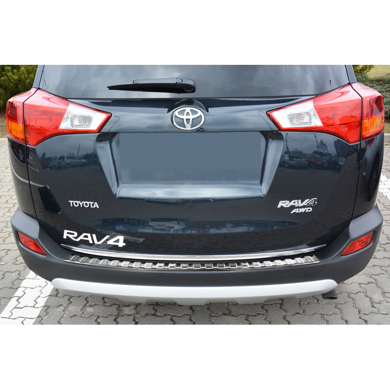 RVS Achterbumperprotector Toyota RAV-4 2013-2015 'Ribs'