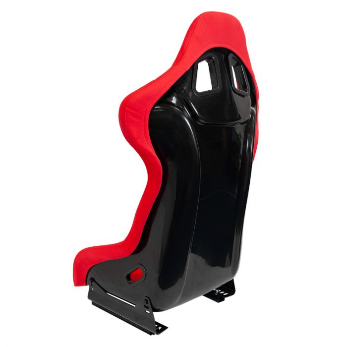 Sportstoel 'RR' - Rood - Vaste polyester rugleuning - incl. sledes