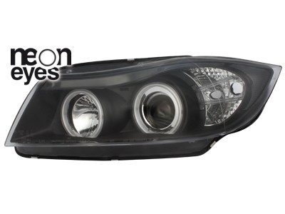 Faros BMW E90/E91 Angel Eyes Ice CCFL