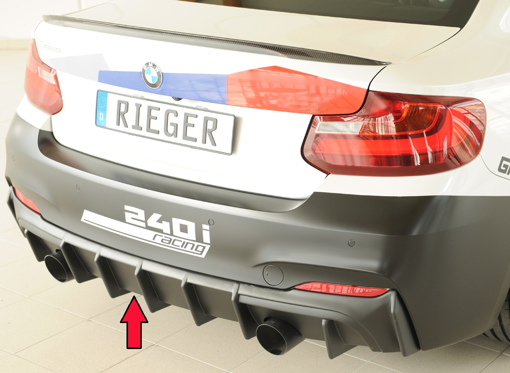 Achterdiffuser BMW 2-series F22 14-06