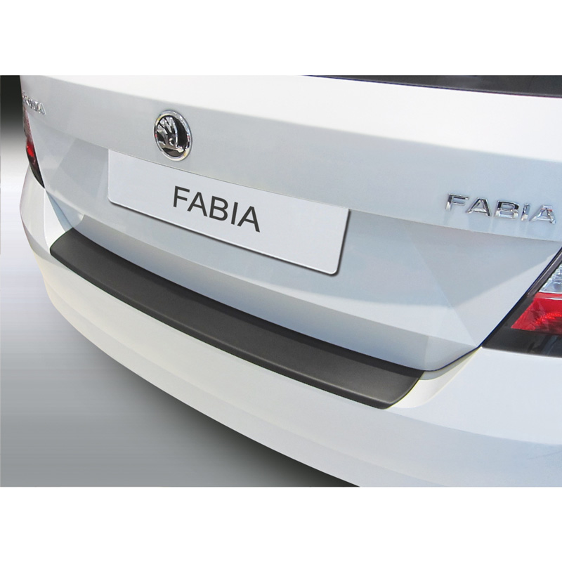 ABS Achterbumper beschermlijst  Skoda Fabia III 5 deurs 11/2014-08/2021 Zwart