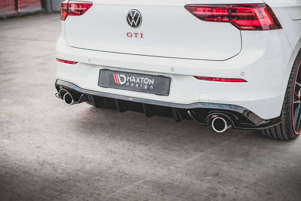 Diffuser V.1 Volkswagen Golf 8 GTI Maxton Glans Zwart