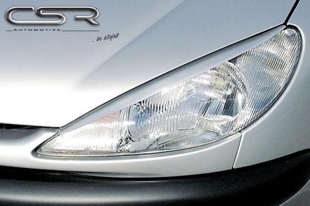 Koplampspoilers Peugeot 206