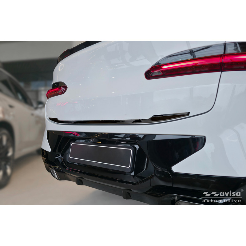 Avisa Zwart Chroom RVS Kofferbak Sierlijst  BMW X4 II (G02) M-Sport Facelift 2021-