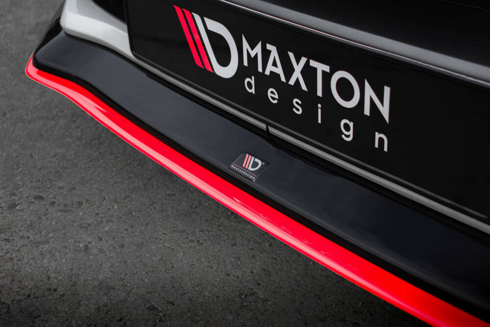 Voorspoiler Renault Megane RS 4 Maxton Glans Zwart / Rood