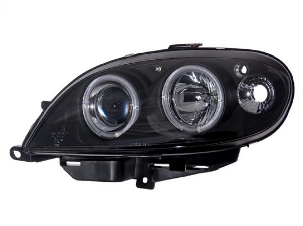 Faros Citroen Saxo 00-.. Angel Eyes negro
