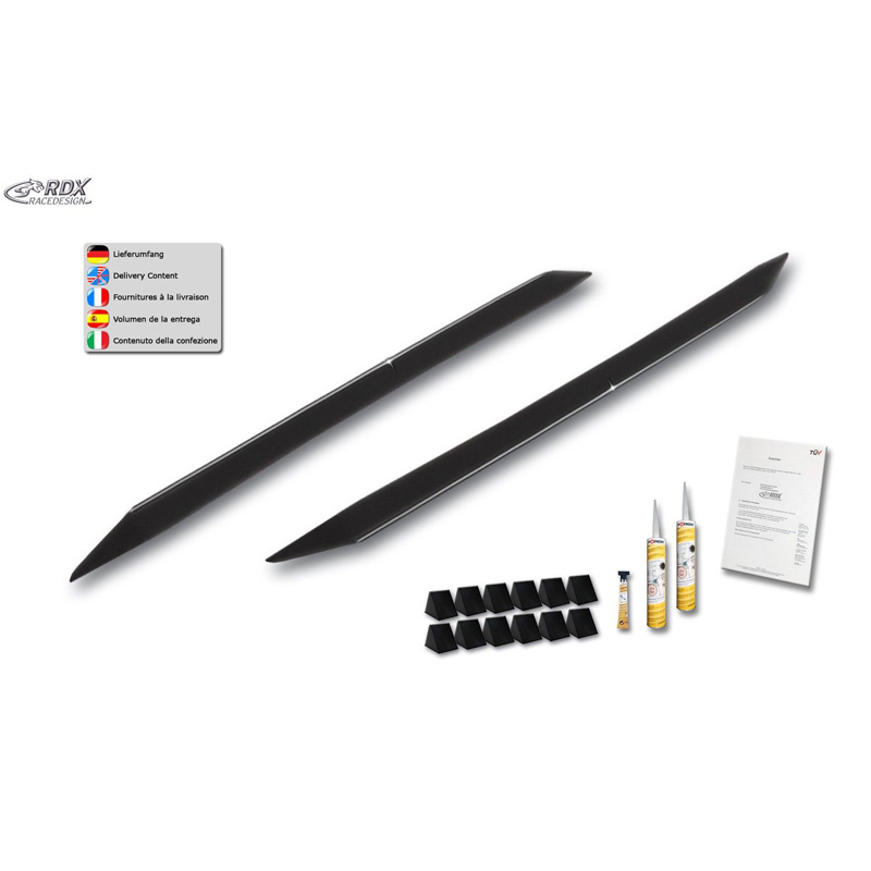 Sideskirts  Infinity Q50 2013- 'Slim' (ABS)