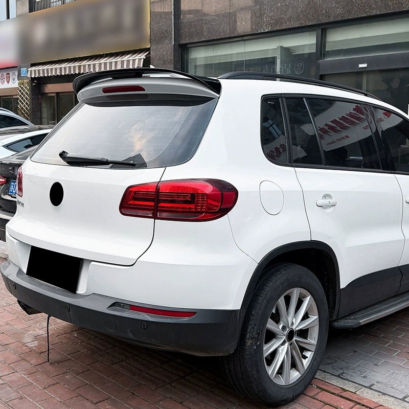 Dakspoiler  Volkswagen Tiguan I (5N) 2007-2016 (ABS Glanzend zwart)