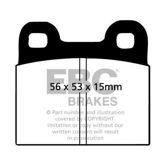 EBC Brakes PEUGEOT BEDRIJFSWAGEN Expert 1.8 97-2000 Remblokken v