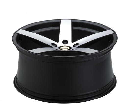 Deluxe Uros K Black Matt Polish 9x20 5x120 ET29 Velgen