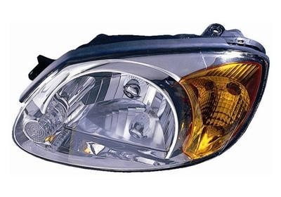 koplamp, H4, elektr verstelb, oranje knipper, rechts Hyundai Acc