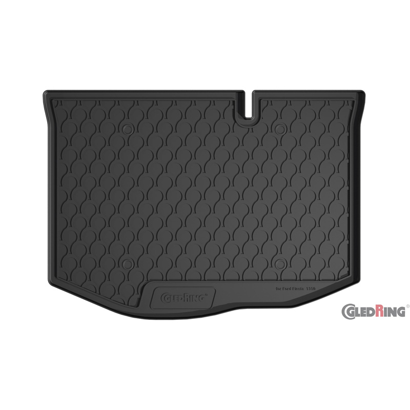 Rubbasol (Rubber) Kofferbakmat  Ford Fiësta VII 5-deurs 2008-2017 (Lage laadvloer)