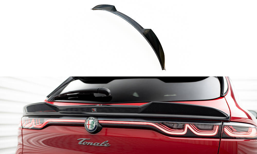 Spoiler Alfa Romeo Tonale Maxton Glans Zwart