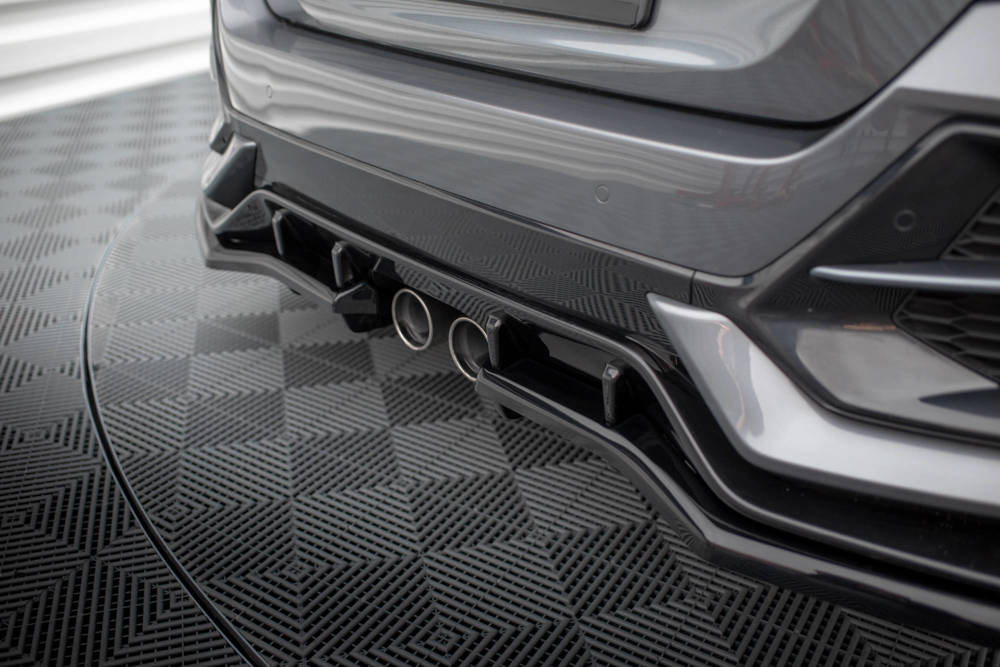 Diffuser Honda Civic Sport 2020 - 2023 Maxton Glans Zwart