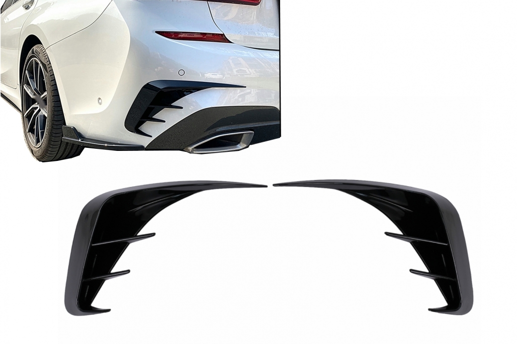 Canards BMW 3 Serie M Pakket G20 G21 Glans Zwart