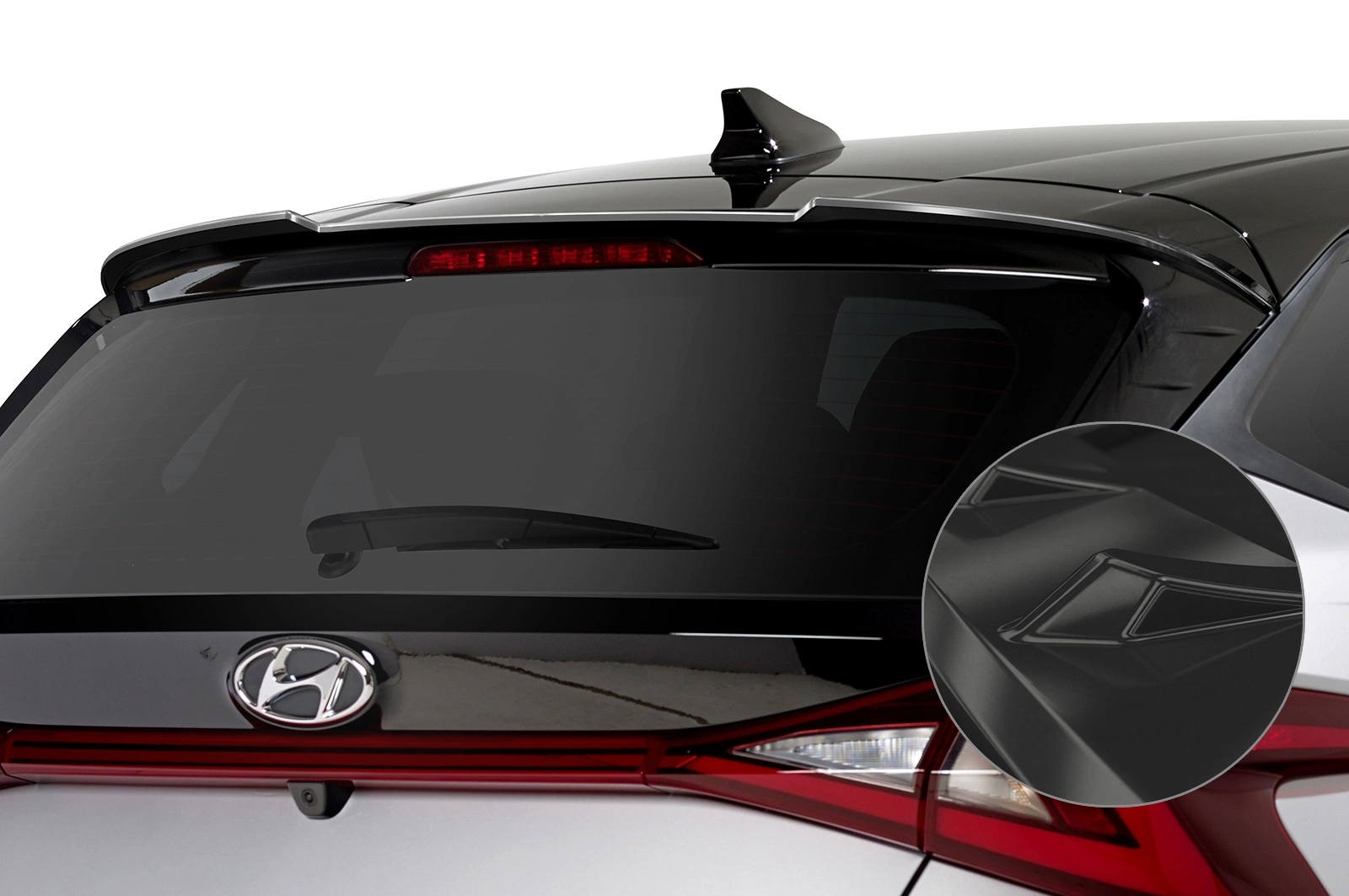 Achterspoiler Hyundai i20 (BC3) glans zwart – CSR Automotive