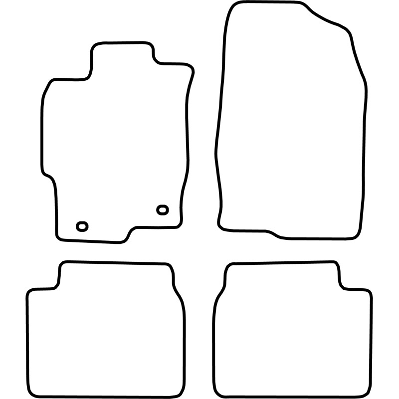 Automatten Velours  Mazda 6 2008-2012