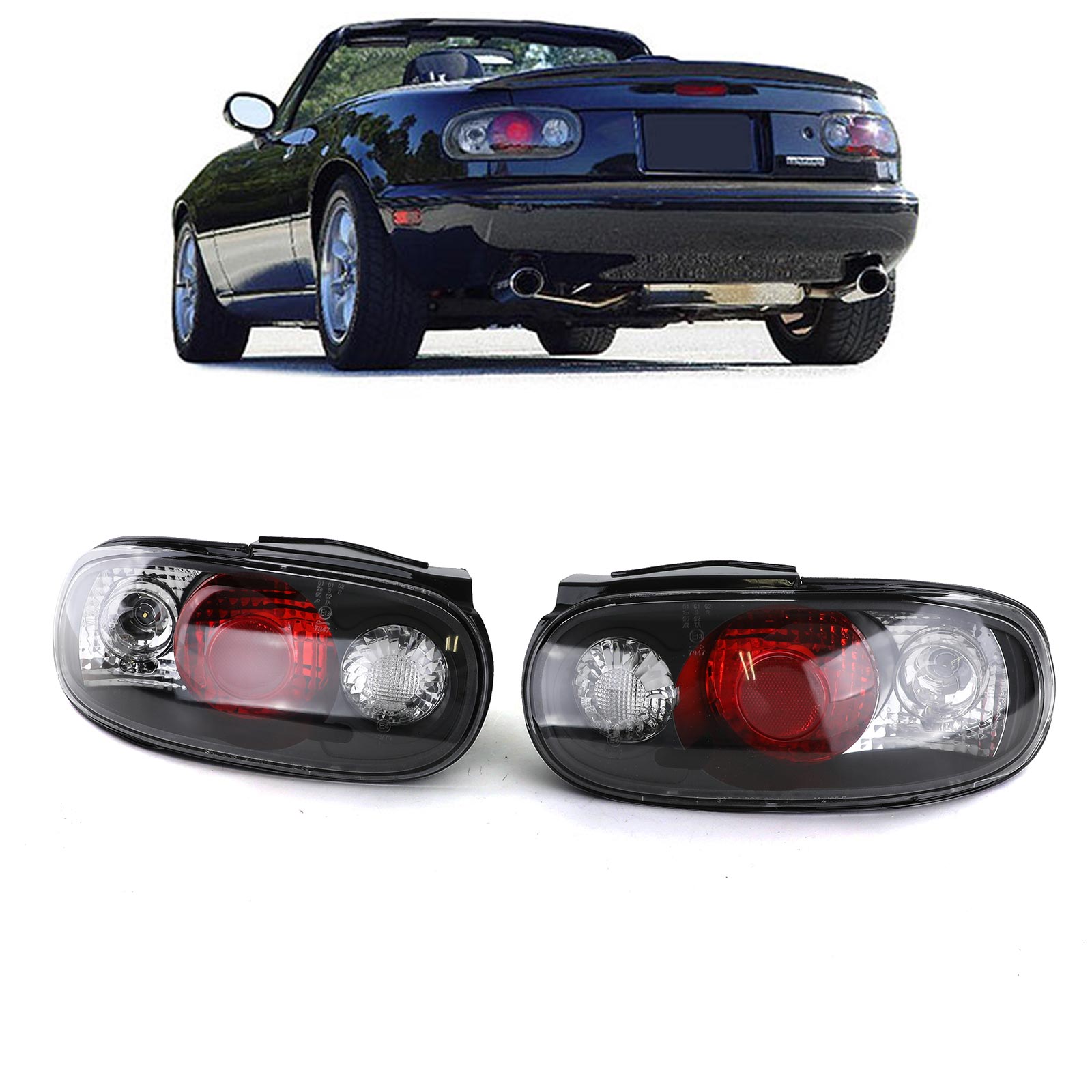 Luces traseras Mazda MX5/Miata lexus cromo