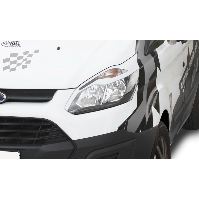 RDX Koplampspoilers  Ford Transit Custom & Tourneo Custom 2012-2018 (ABS)
