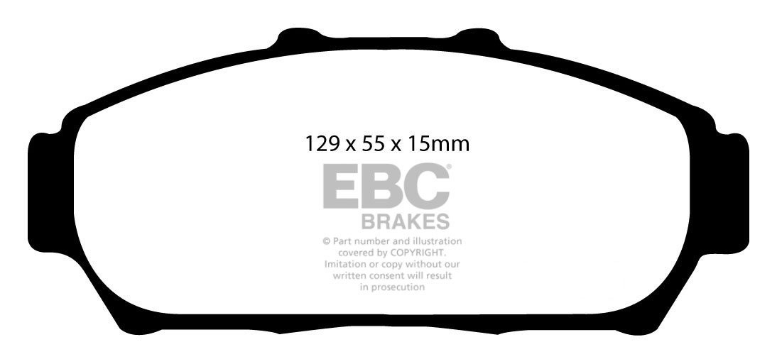 EBC Brakes HONDA Integra (Not UK) 1.8 (DB7) 93-95 Remblokken voo