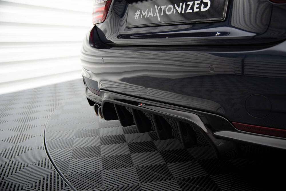 Diffusor BMW 4 Serie F32 F36 M-Pack Glanzend Zwart