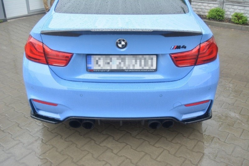 Achterzij Spoilers BMW M4 F82 Glanzend Zwart