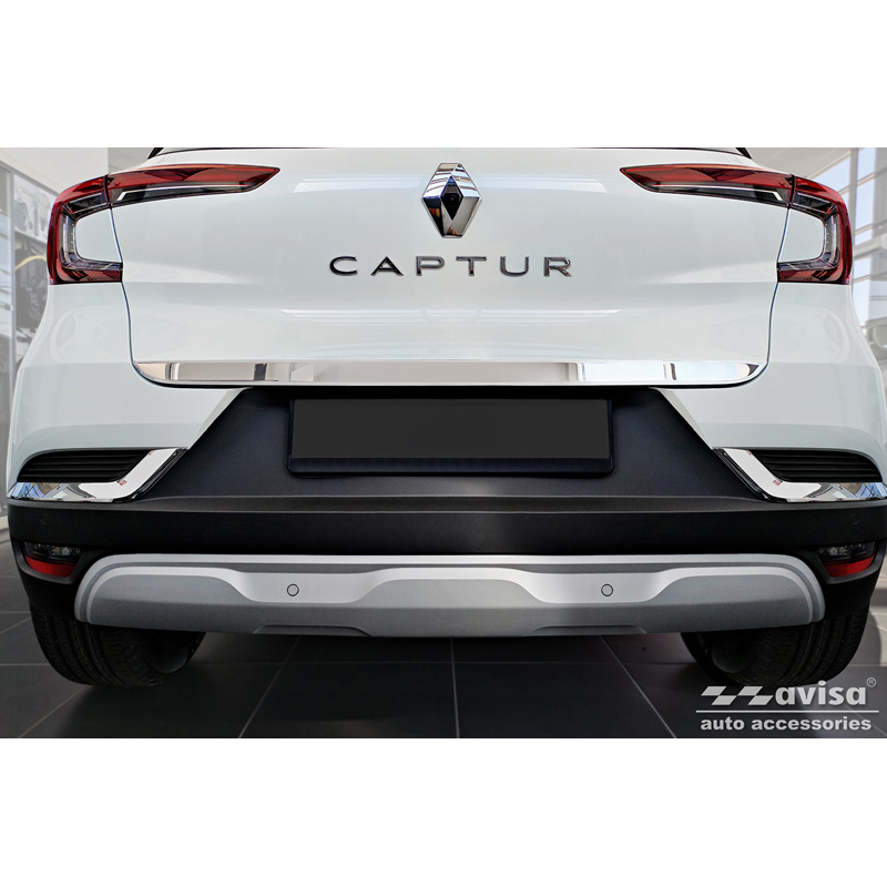Chroom RVS Kofferbak Sierlijst  Renault Captur II 2019- & Mitsubishi ASX II 2023-