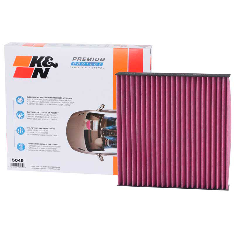 K&N Premium Single-Use Interieurluchtfilter  Honda/Toyota/Subaru/Suzuki diverse modellen (DVF5049)