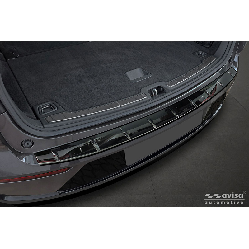 Avisa RVS Achterbumperprotector  Volvo EX90 2022- - Glanzend Zwart