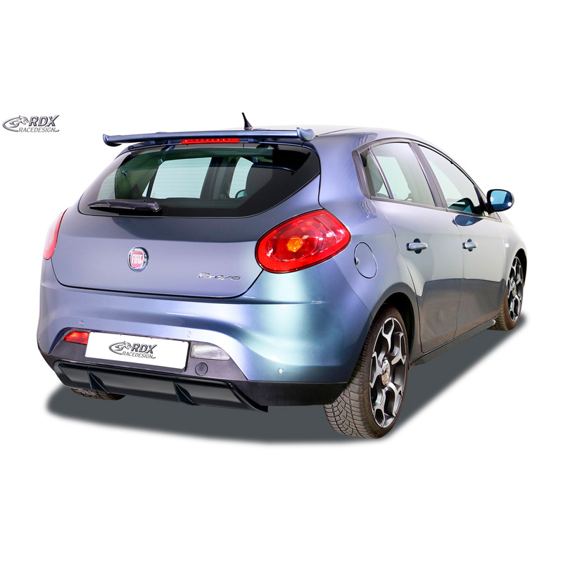 Achterskirt 'Diffusor'  Fiat Bravo (198) 2007-2014 (ABS zwart glanzend)