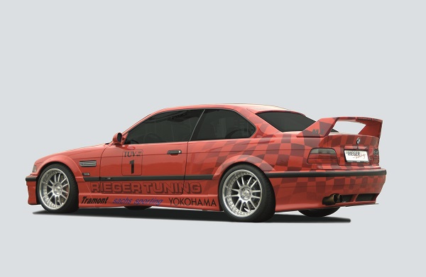 Spoilerzwaard voor Achterbumper Breedversie Polyester Rieger