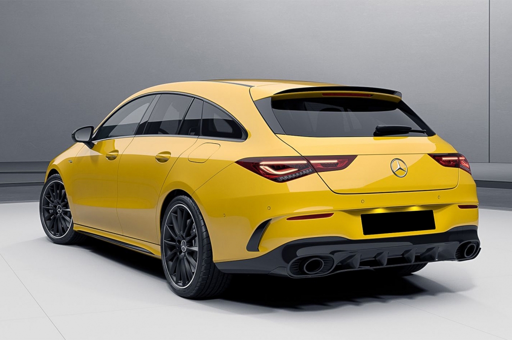 Mercedes CLA-Klasse W118 CLA45 AMG Canards Achterzijde 2019-up