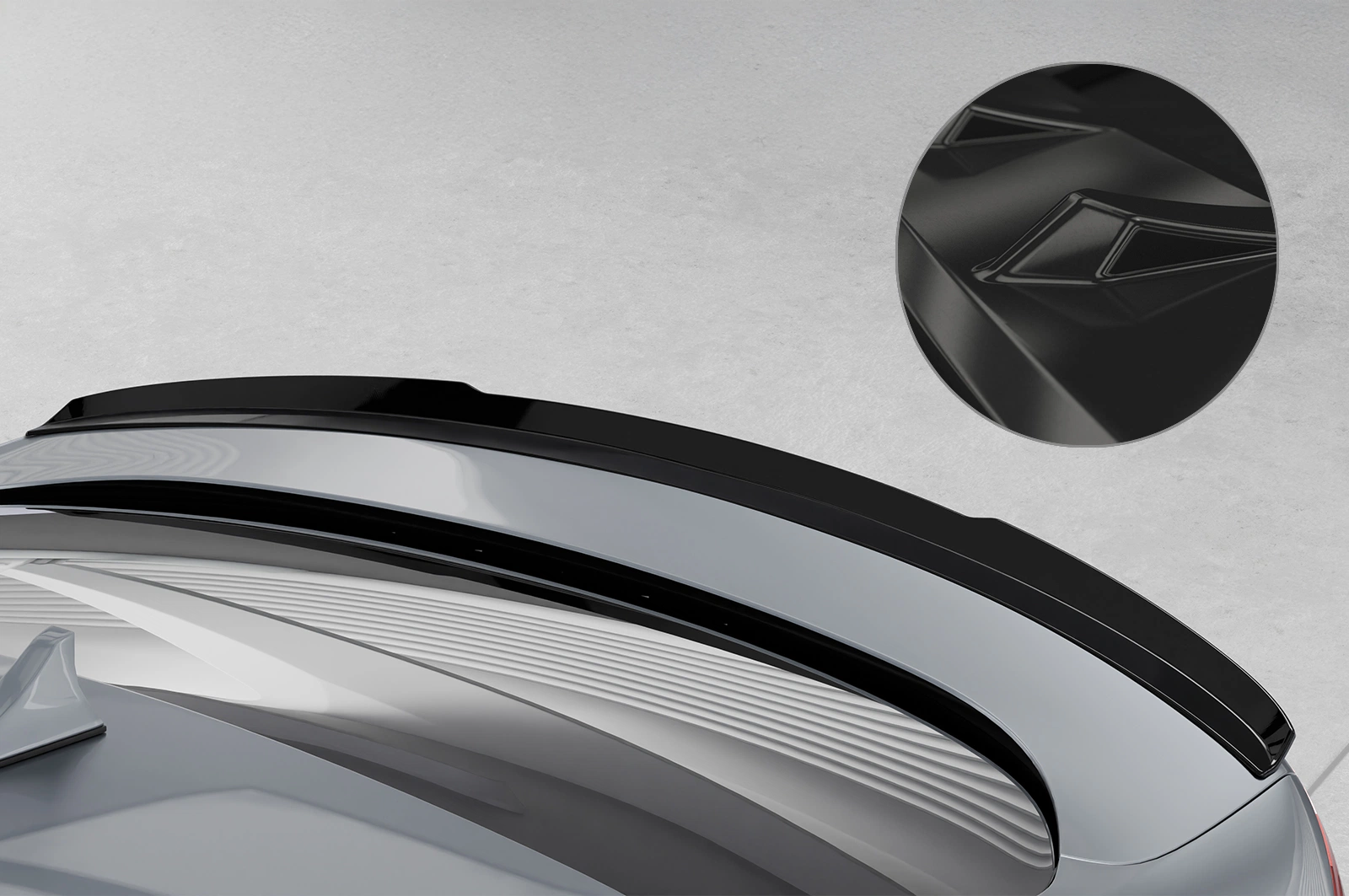 Achterspoiler Hyundai Ioniq (2016–heden) Glans Zwart – CSR Automotive