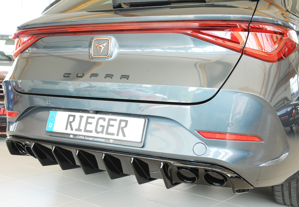 Diffuser Seat Leon KL ST/sportstourer 2020- Rieger glanzend zwart