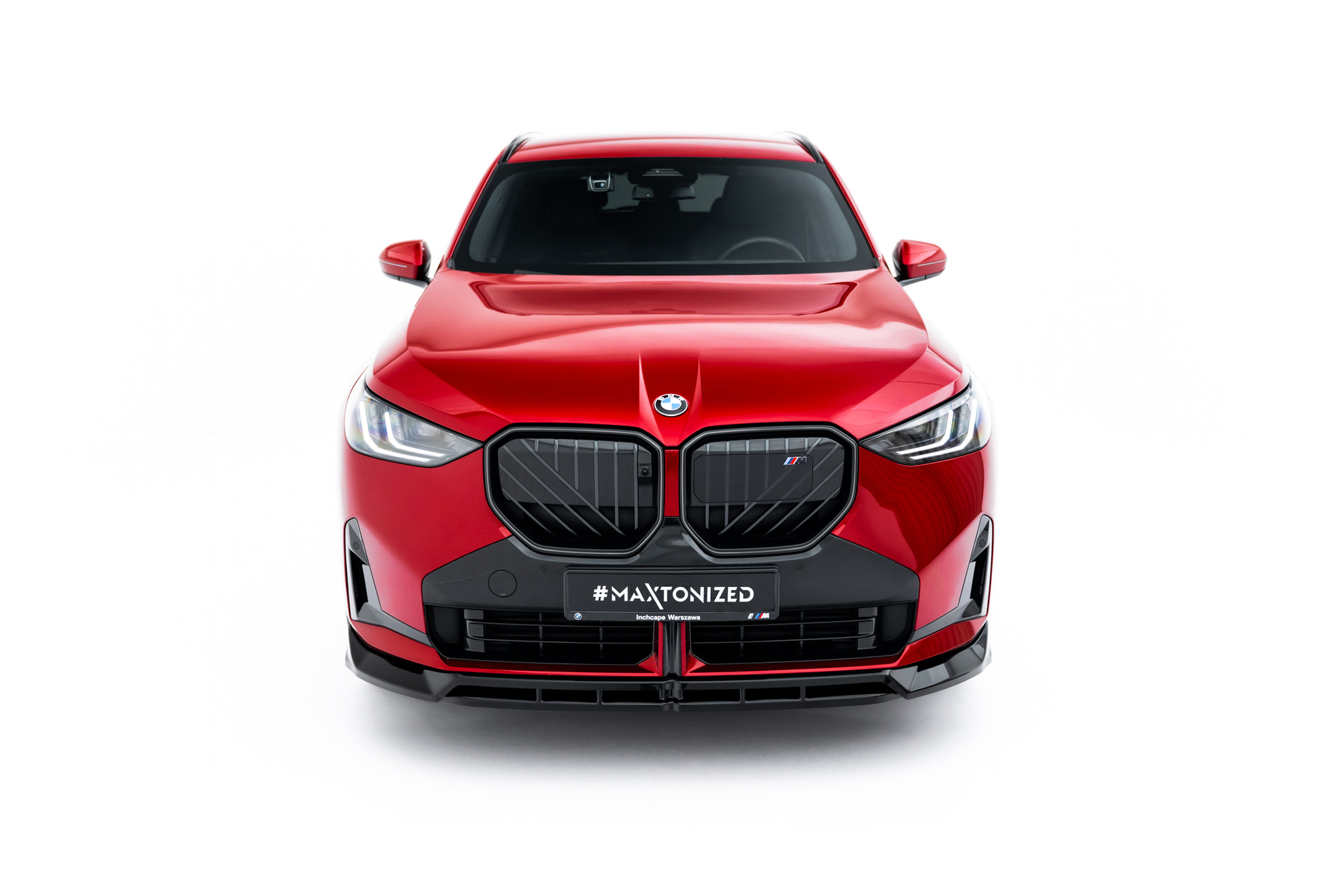 Voorspoiler BMW X3 M-Pack / M50 G45 Glans Zwart