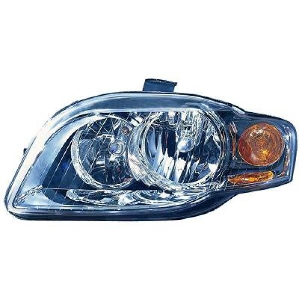 Koplamp rechts Audi A4 8E 04-09.06 TYC H7+H7/MET LWR MOTOR