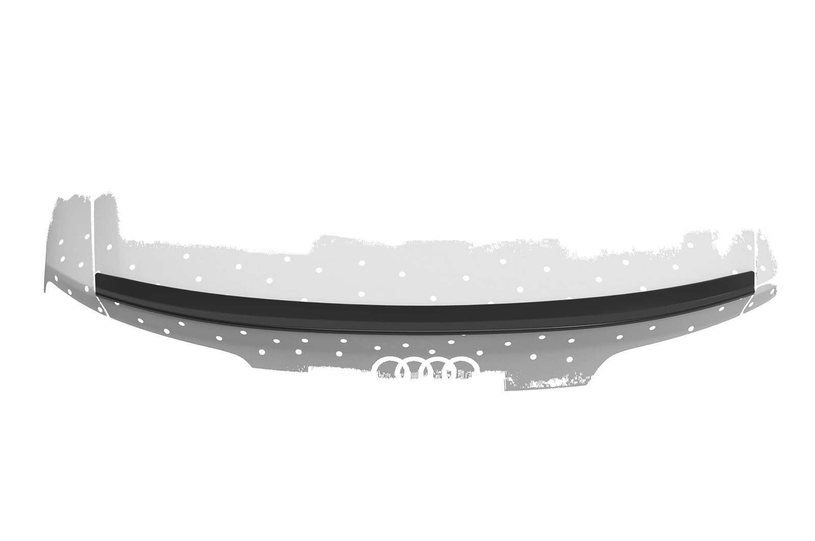 Achterspoiler Audi A8 / S8 D4 (Typ 4H) (2009–2017) Glans Zwart – CSR Automotive