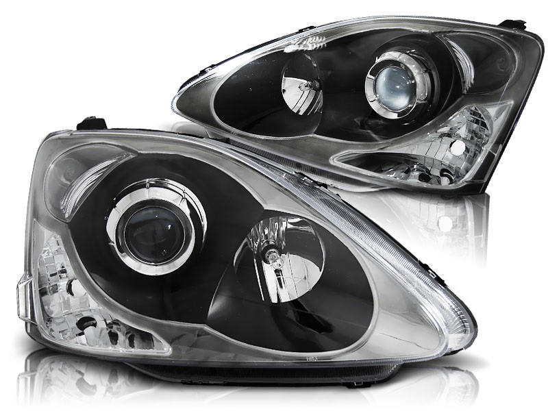 Faros negro Honda Civic HB 01-05 t.b.v. electric verstell