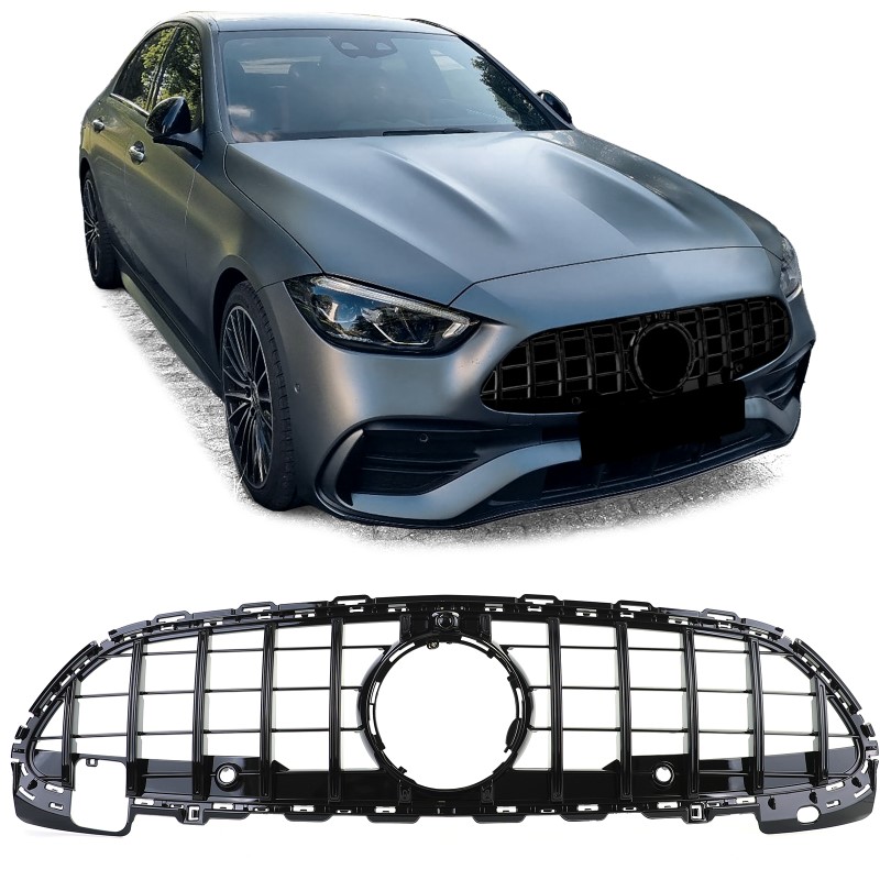 Grill Mercedes C-Class W206 (21-..) GT Look Zwart