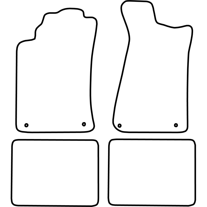 Automatten Audi 80/90 9/86-11/94