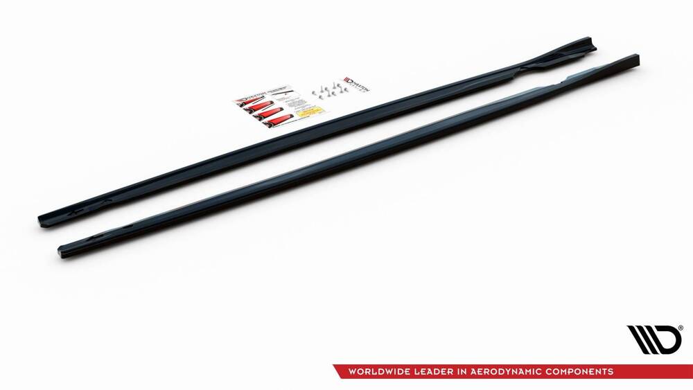 Bodykit Volkswagen Golf R Mk8 Maxton Glanzend zwart