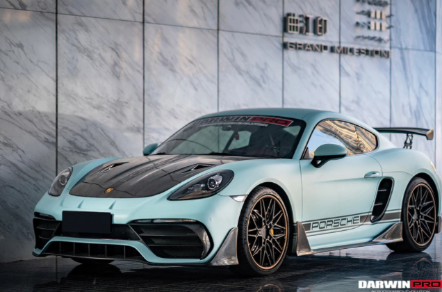 Porsche 718 Cayman/Boxster BKSS Style Deels Carbon Fiber Body Kit 2017-2020