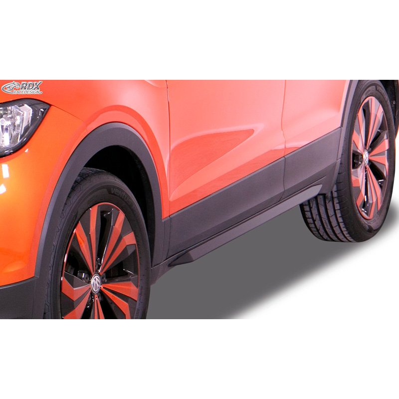 Sideskirts 'Slim'  Volkswagen T-Cross 2019- (ABS zwart glanzend)
