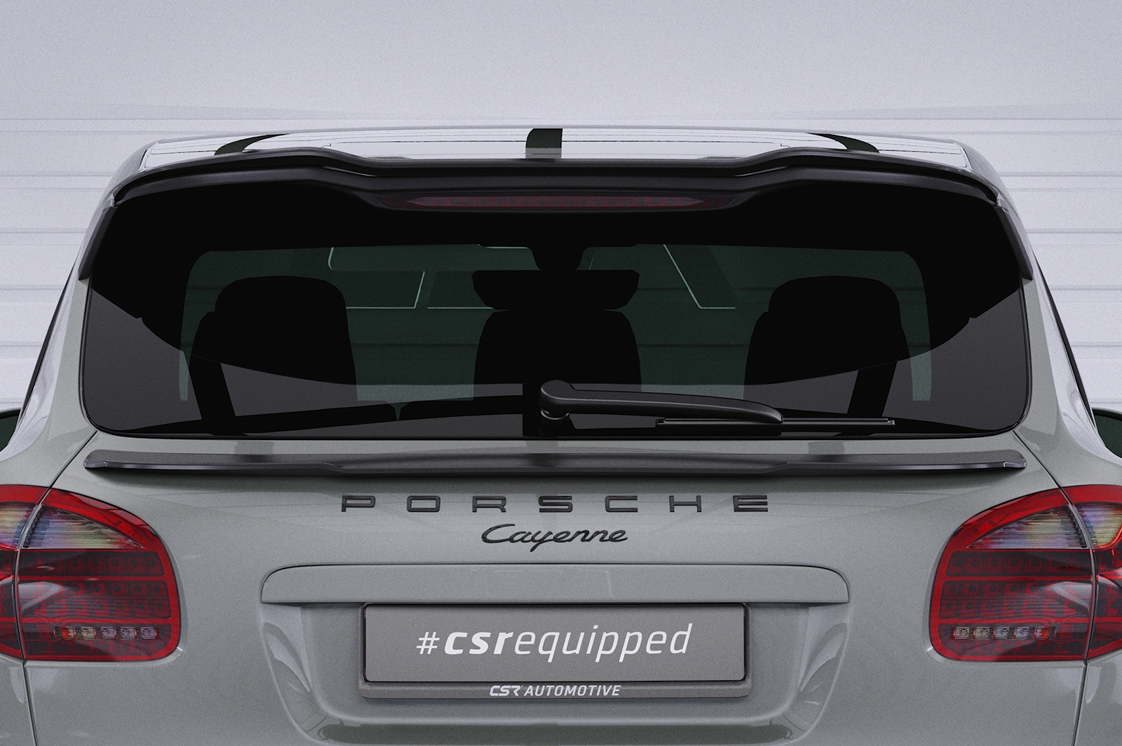 Achterspoiler Porsche Cayenne (Typ 92A) Glans Zwart – CSR Automotive
