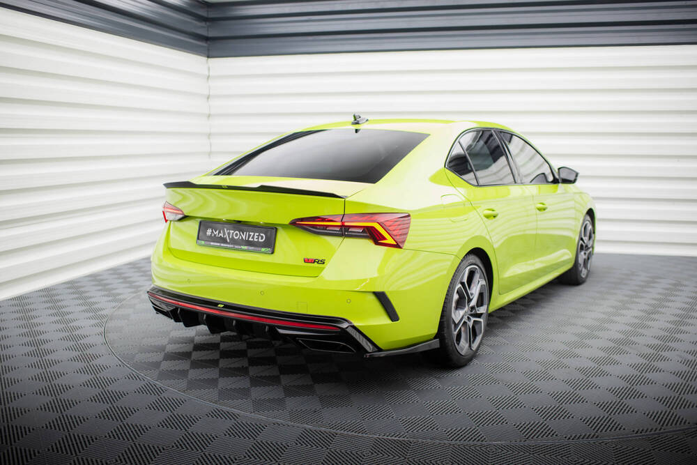 Zijdiffusers Skoda Octavia RS MK4 Maxton Glans Zwart